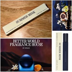NIB - BETTER WORLD FRAGRANCE HOUSE BY DRAKE - Eau De Parfum - SUMMER MINK